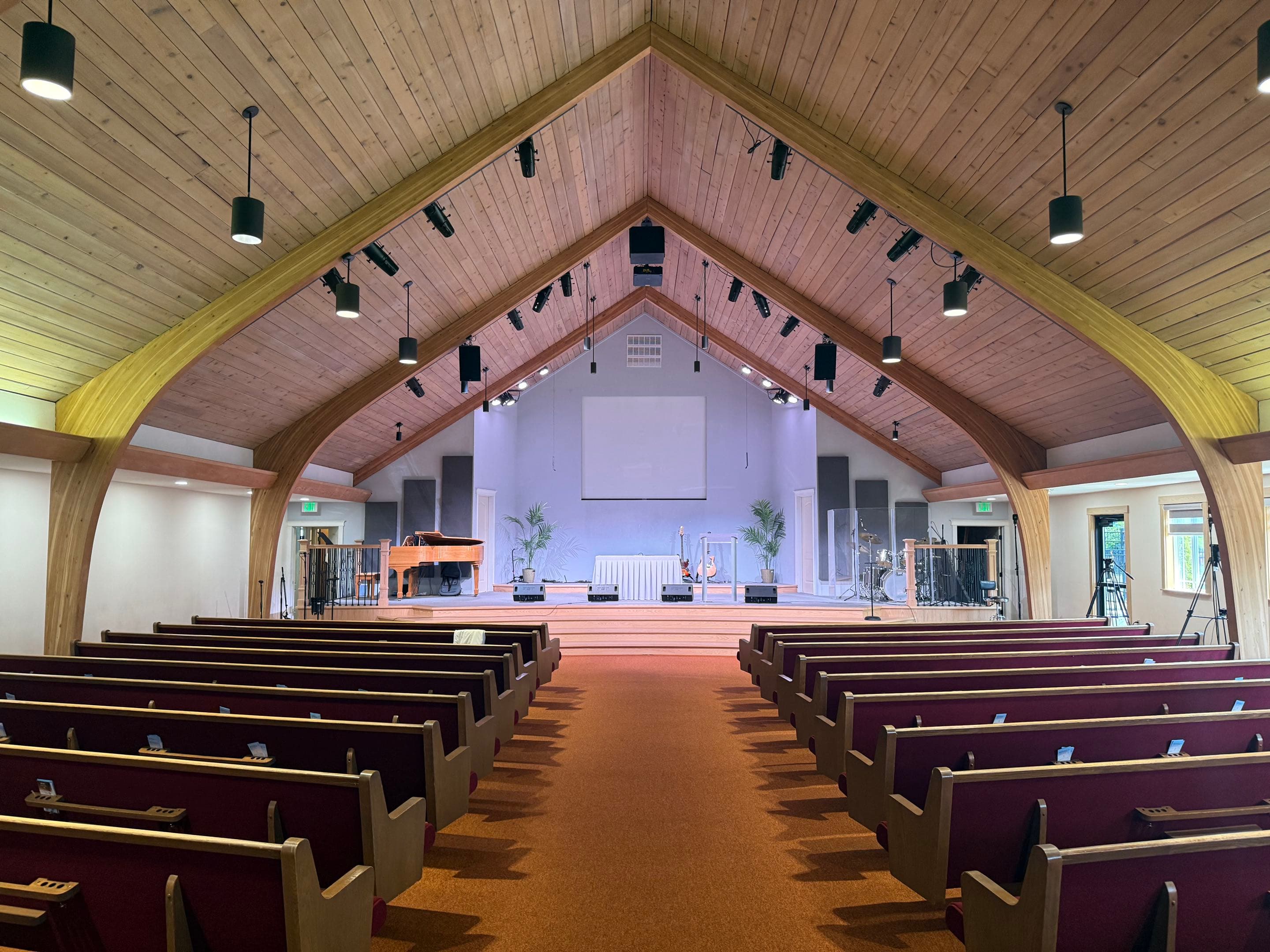 Tacoma Russian Seventh-day Adventist Church Main Hall